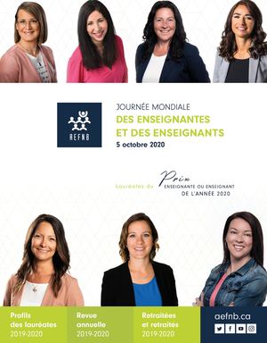 Journée mondiale des enseignantes et des enseignants 2020