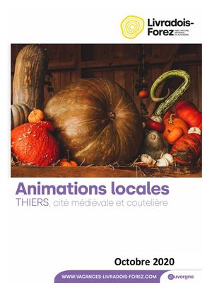 Guide des animations octobre 2020 secteur TDM