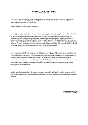 Oyuncaklarim Ve Twi̇ng