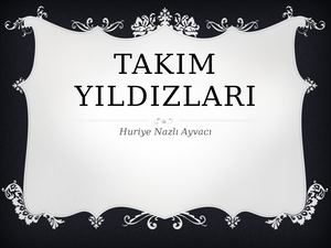 Takım Yıldızları