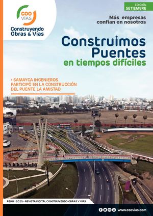 Revista Construyendo Obras & Vías - Setiembre 2020