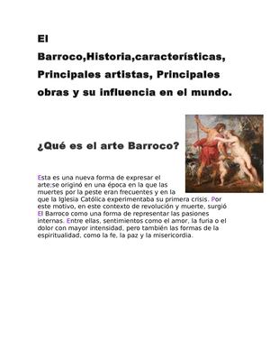 El Barroco
