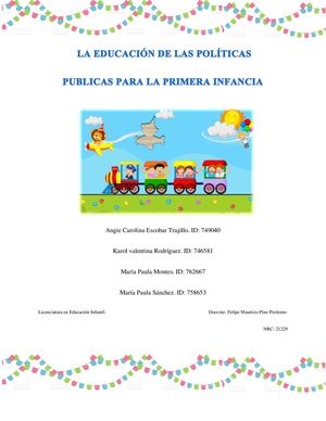Cartilla Educación Politicas Publicas