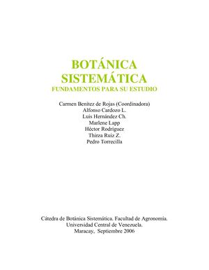 Guia De Botanica Sistematica I