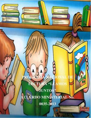 Acuerdo Min No 0035 2013 Leamos Juntos Juana María Damián