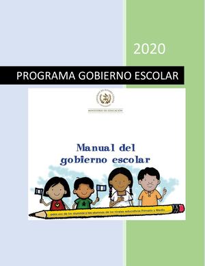 Programa Gobiernos Escolares