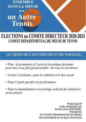 Cala Projet Sportif Elections Comité De Meuse De Tennis