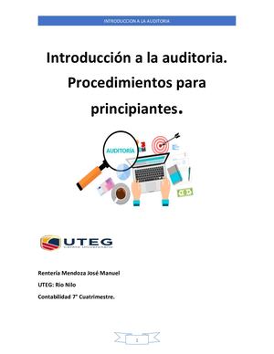 Introduccion A La Auditoria