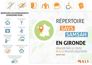 Répertoire De Savs Et Samsah En Gironde Sept 2016