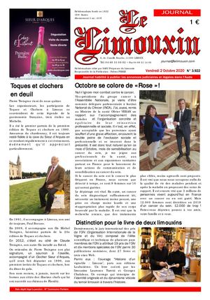 Vendredi 2 Octobre 2020