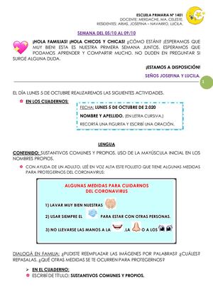 Semana Del 05-10 Al 09-10