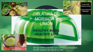 Gelatina De Moringa Y Limón
