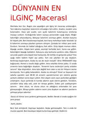 Dünyanin En İLgi̇nç Maceras I