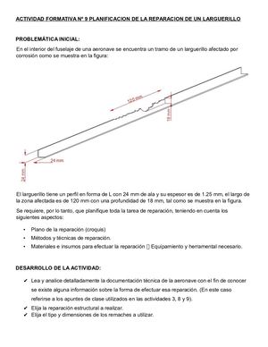 Nicolas Lima Actividad Formativa Nº 9 Planificacion De La Reparacion De Un Larguerillo