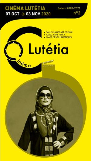 Programme cinéma Lutétia N°2 | 7 oct. - 3 nov. 2020