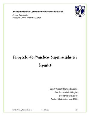 Proyecto Ingles Y Español Ii