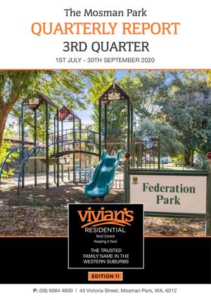 Mosman Park 3rd Q 2020