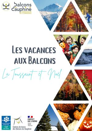 Plaquette vacances Toussaint et hiver 2020