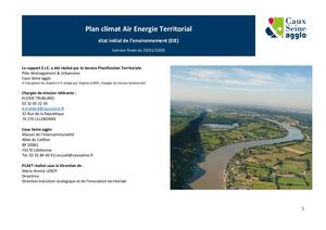 PCAET - L'état Initial De L'environnement