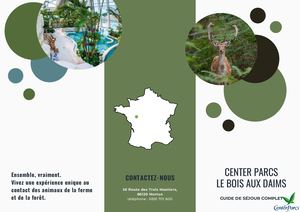 Center Parcs Le Bois Aux Daims - Dépliant