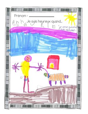 Je suis heureux quand