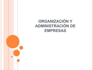 Modulo 1: Administración de Empresas