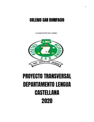 Proyecto Transversal 2020