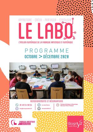 Programmation Labo Octobre-décembre 2020