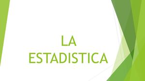 La Estadistica