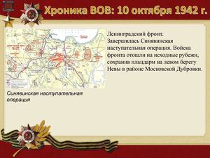 10 Oktyabrya Khronika Vov