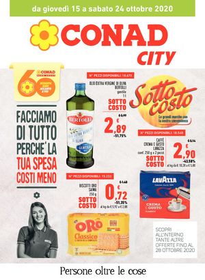 Volantino Conad City Toscana Nord Ovest 15 Ottobre 28 Ottobre