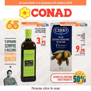 Volantino Conad Lazio Nord Ovest 14 Ottobre 25 Ottobre Pd