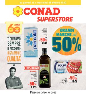 Volantino Conad Superstore Piemonte Nord Ovest 15 Ottobre 28 Ottobre