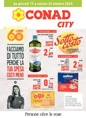 Volantino Conad City Liguria Nord Ovest 15 Ottobre 28 Ottobre