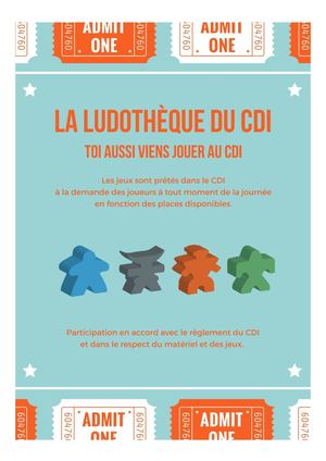Ludothèque du CDI : Catalogue Des Jeux