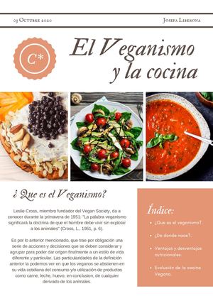 Boletin: Veganismo