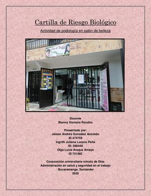 Cartilla Protocolo De Bioseguridad Salon De Belleza