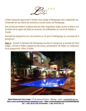 Circuits Autour De Mahajanga Prorgamme 7 Ou 10 Jours