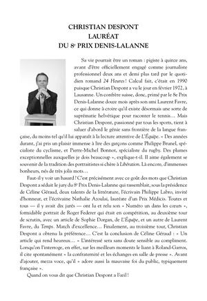 Lauréat 8e Prix Denis-Lalanne