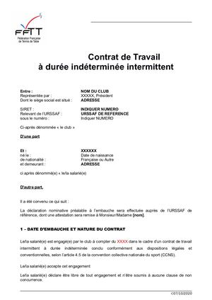 Cdii Type Entraîneur