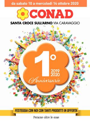 Volantino Conad Toscana Santacroce Nord Ovest 10 Ottobre 14 Ottobre