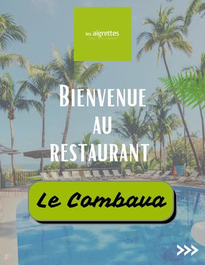 Carte Restaurant Hôtel Les Aigrettes