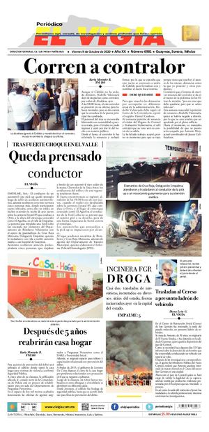 9 de octubre del 2020