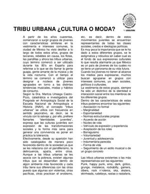 Cultura Urbana