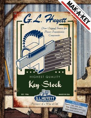 Gl Huyett Key Stock Catalog 2016
