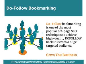 High DA Do Follow Bookmarking Site List in 2020