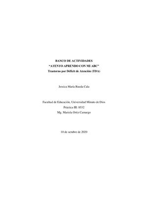 Banco De Actividades