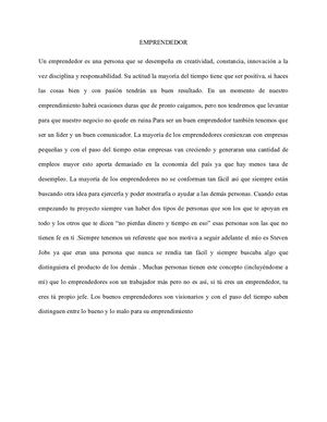 Discurso de emprendimiento