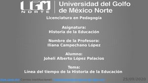 Linea del tiempo de la educación en la antigüedad
