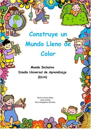 Cartilla Diseño Universal Para El Aprendizaje (Dua)